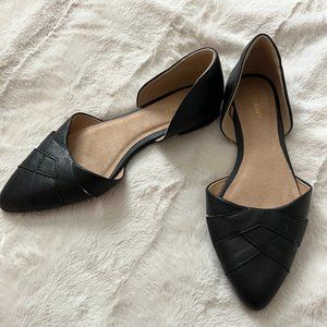 Old Navy Woven D'Orsay Flats Size 8